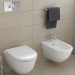 Laufen Wand-Bidet Laufen PRO 1 HL Eckventile innen 360x530 weiß