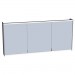 Burgbad Yso Spiegelschrank+horiz.Beleuchtung PG1 Matt