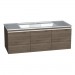 Burgbad Bel Glas-Waschtisch + Unterschrank 1220 PG1  