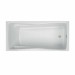 Acryl-Badewanne Andorra 190 x 90 x 45cm weiss Bodenlänge 146,5cm, 370 Liter