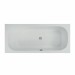 Acryl-Badewanne Aruba 170 x 75 x 45cm weiss links Bodenlänge 129cm, 270 Liter