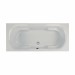 Acryl-Badewanne Bornholm 180 x 80 x 50cm weiss Bodenlänge 132cm, 355 Liter
