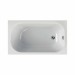 Acryl-Badewanne Korana 130 x 70 x 39cm weiss Bodenlänge 92cm, 126 Liter
