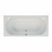 Acryl-Badewanne Lagoon 190 x 90 x 49,5cm weiss Bodenlänge 130cm, 340 Liter