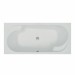 Acryl-Badewanne Laos 190 x 90 x 45cm weiss Bodenlänge 135,5cm, 278 Liter