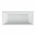 Acryl-Badewanne Malibu Plus 180 x 80 x 46,5cm weiss Bodenlänge 128cm, 285 Liter