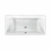 Acryl-Badewanne Malibu Eco 150 x 75 x 43cm weiss Bodenlänge 103cm, 205 Liter