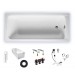 Wannenset Duravit D-Code Acryl-Badewanne 1700x750 70010000000000