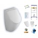 Villeroy & Boch SUBWAY Absaug-Urinal Set mit Deckel weiß alpin mit Beschichtung 751301R1 + 9956S101