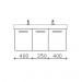 Pelipal iCon Solitaire 9005 Waschtischunterschrank 1150 mm 