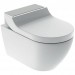 Geberit AquaClean Tuma Comfort WC-Komplettanlage Wand-WC Edelstahl gebürstet