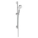 HG Brausenset Crometta Vario EcoSmart 6 l/min/Unica 650mm weiss/chrom