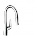 HG Spültischmischer 200 mit sBox Ausziehbrause M5116-H200 chrom