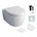 Geberit ICON spülrandloses, wandhängendes Tiefspül-WC mit KeraTect-Beschichtung 204060600