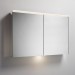 Burgbad Yumo Spiegelschrank mit horizontaler LED-Aufsatzleuchte und Waschplatzbeleuchtung 1000 (SPIZ100)