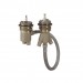 HG 2-Loch Thermostat Grundkörper Axor externer Auslauf für Wannenrandmontage