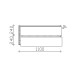 Pelipal Solitaire 6010 Waschtischunterschrank 1130  inkl. LED-Profil PG1