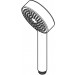 HA Handbrause Hansabasicjet 4461 0400 verchromt