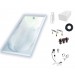 Hoesch Spectra 1700x800 Badewanne mit Duschzone 3665.010