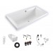 Wannenset Villeroy & Boch Rechteck Squaro 180x80cm
