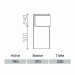 Pelipal Solitaire 6010 Highboard PG2 370mm  