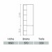 Pelipal Solitaire 6010 Hochschrank PG2 570mm  