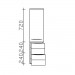 Pelipal Solitaire 6025 Midischrank 300 mm PG2