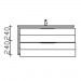Pelipal Solitaire 6025 Waschtischunterschrank 950 mm