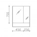 Pelipal Solitaire 6040 Spiegelschrank 732