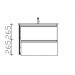 Pelipal Solitaire 6040 Waschtischunterschrank 683 PG2