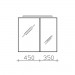 Pelipal Solitaire 6110 Spiegelschrank 800 mm