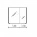 Pelipal Solitaire 6110 Spiegelschrank 800 mm