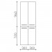 Pelipal Universelle Beimöbel Hochschrank (PELHCT016017) PG1