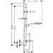 Hansgrohe Brausenset Raindance Select E 150 Unica'S Puro 900mm chrom