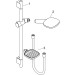 Hansgrohe Brausenset Raindance Select E 150 Unica'S Puro 900mm chrom