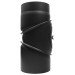 Rockytherm verstellbarer Rauchrohrbogen 0°- 90°, DM120, Farbe: Schwarz