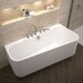 Repabad Seed 155 F Wand links freistehende Badewanne 155x75