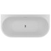 Riho Desire Sonderform-Badewanne 1800x840 mm, wandstehend, weiß, inkl. Riho Fall chrom