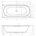 Riho Desire Eck-Badewanne 1800x840 mm, Corner, Rechts, weiß