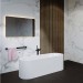 Riho Devotion freistehende Badewanne 180x71, weiß, ohne Füllfunktion
