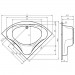 Riho Eck-Badewanne Neo 140x140 cm / weiß B076001005 AKTIONSPREIS