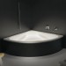 Riho Eck-Badewanne Neo 150x150 cm / weiß B077001005 AKTIONSPREIS