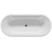 Riho Modesty Freistehende Badewanne 1700x750 mm, freistehend weiß
