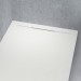 ISOLA 120x90x3/Schiefer wei´┐Ż matt Duschwanne in Schieferoptik