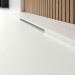 ISOLA 140x90x3/Schiefer wei´┐Ż matt Duschwanne in Schieferoptik