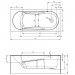 Riho Lazy Plug & Play Badewanne, Eckausführung, rechts, 1700x750mm, 242 Ltr.