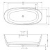 Oval 175x80x56,5, seidenmatt freist.  Kein System / Stand Al Wanne
