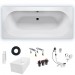 Riho Rechteck-Badewanne Carolina 170x80 cm / weiß B055001005 AKTIONSPREIS