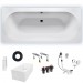 Riho Rechteck-Badewanne Carolina 190x80 cm / weiß B057001005 AKTIONSPREIS