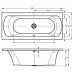 Riho Rechteck-Badewanne Lima 160x70 cm / weiß B050001005 AKTIONSPREIS